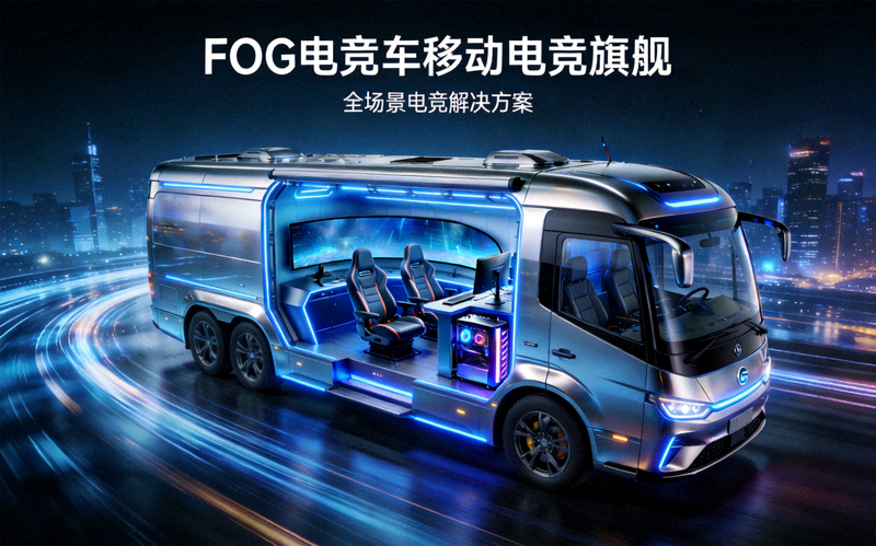 FOG电竞车移动电竞旗舰全场景展示图